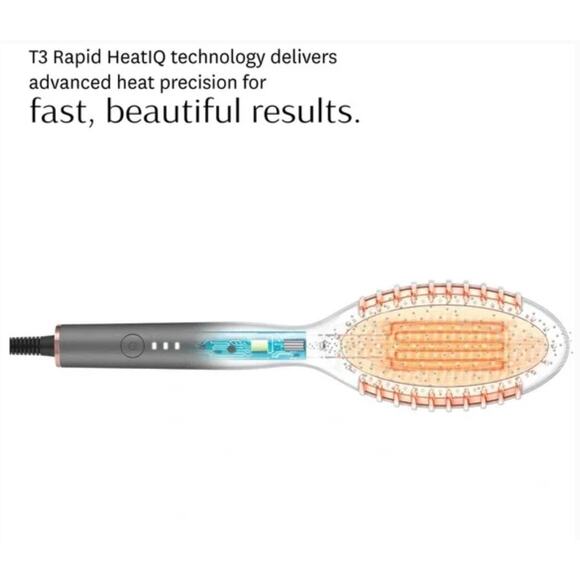 NWT $170 T3 EDGE Heated Styling Brush - Picture 3 of 10